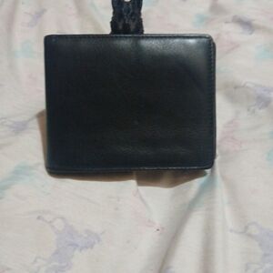 Black Leather Men's Bag